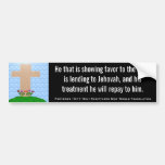 Sprichwort-19:17 heilige Schrifts-neue Welt Transl Auto Sticker