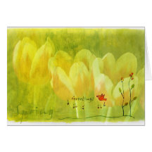 Spring Greetings Karte