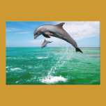Springende Delphin-kundenspezifische Leinwand-Wand leinwanddrucke