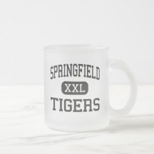 Springfield - Tiger - hoch - neues Middletown Ohio Kaffeetassen