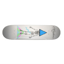 Squelette abstrait skateboards