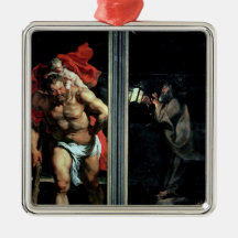 St Christopher et l'ermite Décoration Pour Sapin De Noël