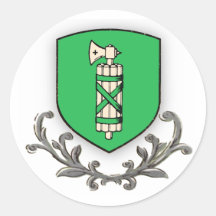 St Gallen Autocollant Rond