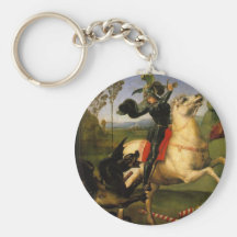 St George et le dragon Porte-clé