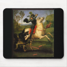 St George et le dragon Tapis De Souris