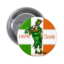 St Patrick Flagge des lustigen Kobolds irischen Kn Anstecknadelbuttons
