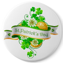 St Patrick Knopf Tag20 Button