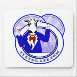 Stadt lassen Blau weiden Mousepad
