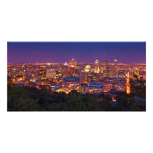 Stadt-SkylineBelvedere Kondiaronk Montreals Kanada Individuelle Photo Karte