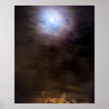 Städtischer Mond Posterdruck