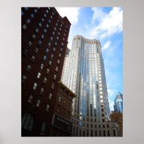 Stadtmitte-Wolkenkratzer-Reflexion, NYC, alle Größ