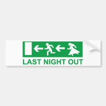 stag night autocollant pour voiture