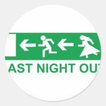 stag night autocollants