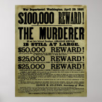 Stand Johns Wilkes wollte Plakat