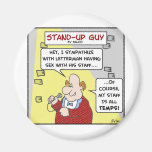 standup Lettermanpersonal-Sex Temps Kühlschrankmagnet