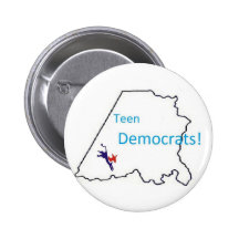 Stanly County jugendlich Demokraten Knopf Buttons