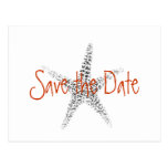 Starfish, Save the Date Postkarte