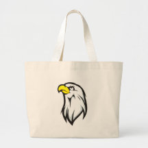 Starkes Eagle Leinentasche