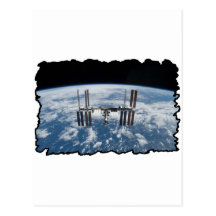 Station Spatiale Internationale -- Vu de l'Atlanti Cartes Postales