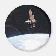 Station Spatiale Internationale -- Vu de l'Atlanti Aimant