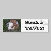 Steak ist geschmackvoller Autoaufkleber autoaufkleber