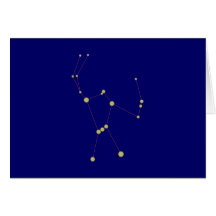 Sternbild Orion constellation Grußkarte