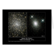Sternhaufen Hubble Teleskop-Foto Grußkarte