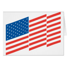 Stilvolle Amerika-Flagge Karten