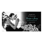 Stilvolle Blumenschicke Hochzeit paisleys Boho dan Fotokarten