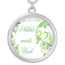 Stilvolle Hochzeit Personalisierte Halskette
