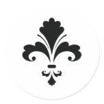 Fleur de lis Sticker