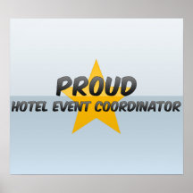 Stolzer Hotel-Ereignis-Koordinator Posterdruck