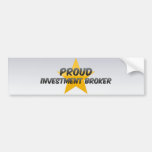 Stolzer Investitions-Makler Autosticker