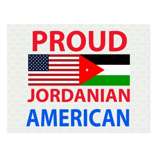 Stolzer jordanischer Amerikaner Postkarten