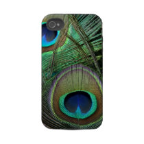 Stolzer Pfau versieht iPhone 4 Kasten mit Federn Tough Iphone 4 Cover