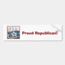 Stolzer Republikaner! Auto Sticker