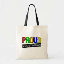 Stolzer Vegetarier Taschen