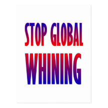 Stoppen Sie das globale Jammern Postkarten