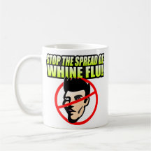 Stoppen Sie Gejammer-Grippe-Becher Tee Tasse