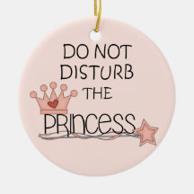Stören Sie nicht den Aufhänger Prinzessin-Tür Ornamente