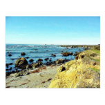 Strand-Küste im Monterey-Ozean-Wasser-Meer Postkarten
