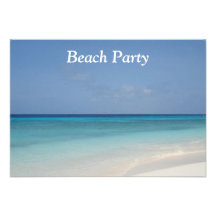 Strand-Party Einladung