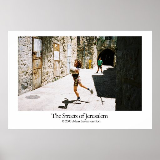 Straßen von Jerusalem Posterdrucke