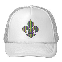 Streifen-Karneval-Lilie Retro Cap