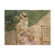 Strickende Frau, Berthe Morisot feines AR