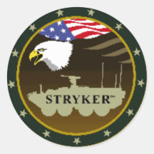 stryker_logo runder sticker