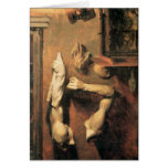 Studio-Innenraum mit Formen - Adolph Von Menzel Grußkarten