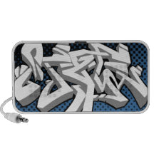 Style sain de graffiti haut-parleur