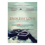 Style SANS FIN de film d'affiche d'AMOUR Invitations Personnalisées