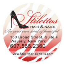 Stylets cheveux et ongles faits sur commande autocollants